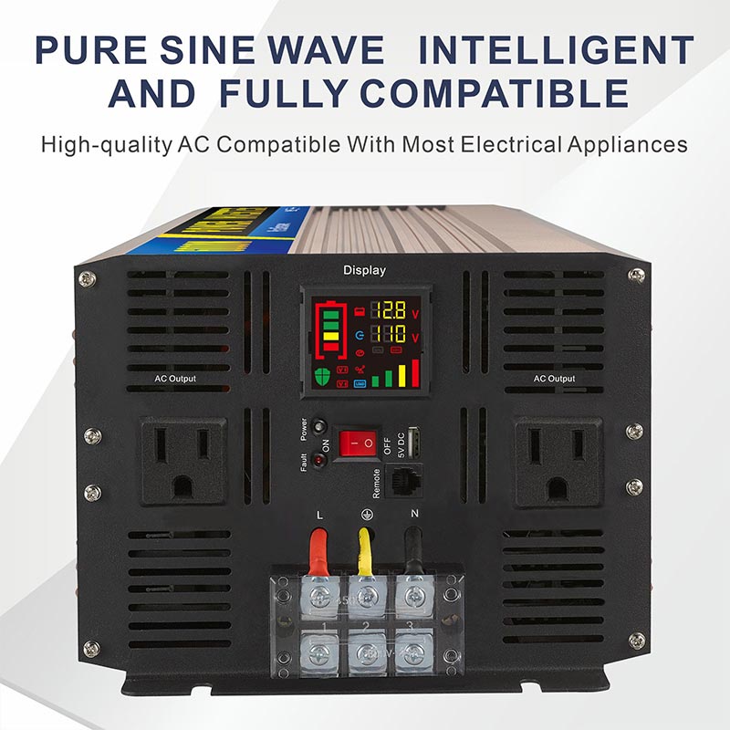 6000W  6KW Power Inverter Solar Pure Sine Wave Inverter